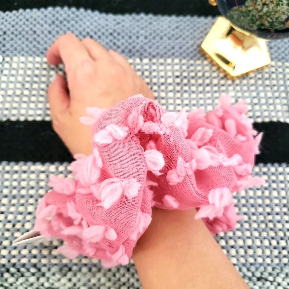 Extra large pink scranchies OS NWT